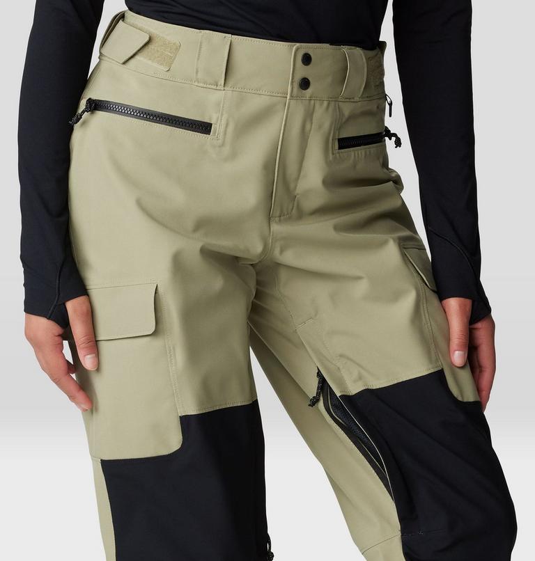 Women's Powder Maven Pant, Color: Mantis Green / Black, image 9