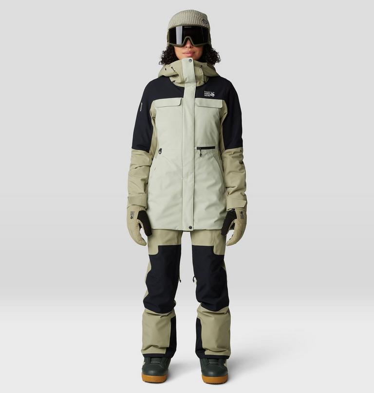 Women's Powder Maven Pant, Color: Mantis Green / Black, image 12