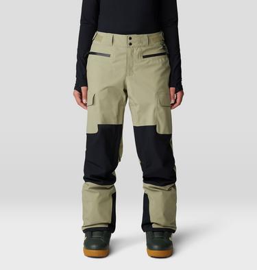 Women's Powder Maven Pant, Color: Mantis Green / Black, image 3