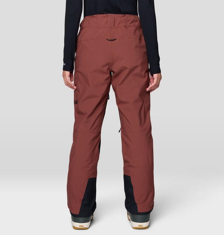 Women's Powder Maven Pant, Color: Bourbon Brown, Black, image 4