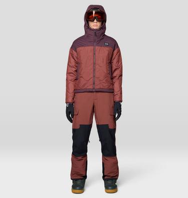 Women's Powder Maven Pant, Color: Bourbon Brown, Black, image 6