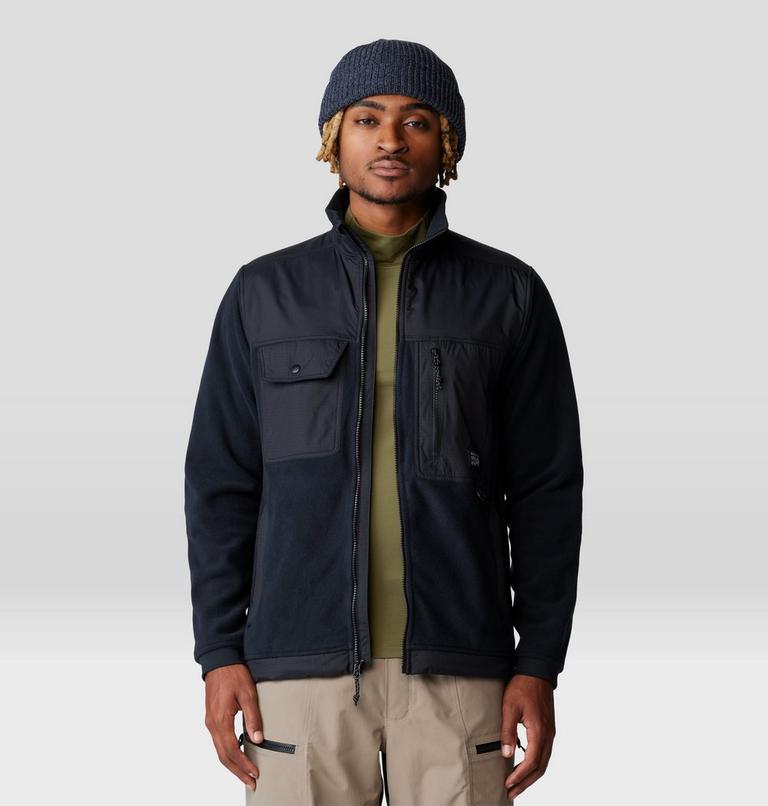 Men's First Tracks Fleece Full Zip Jacket, Color: Black, image 6