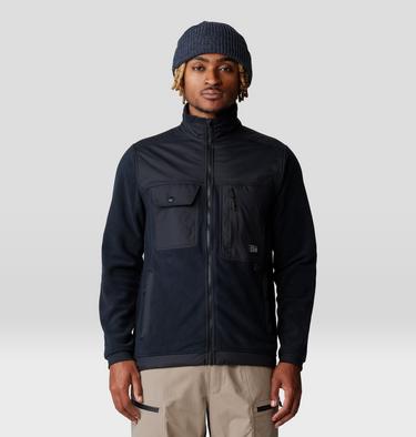 Men's First Tracks Fleece Full Zip Jacket, Color: Black, image 1