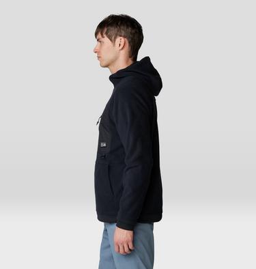 Men's First Tracks Fleece Pullover Hoody, Color: Black, image 15