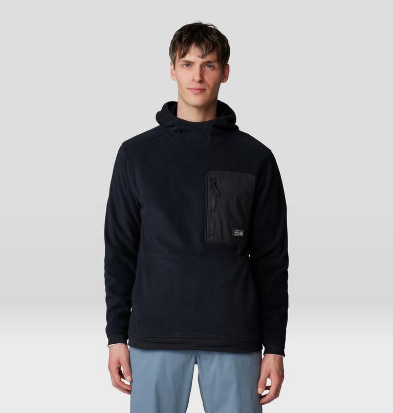 Men's First Tracks Fleece Pullover Hoody, Color: Black, image 8