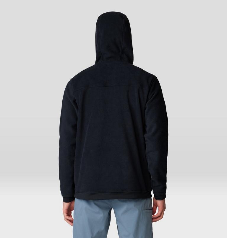 Men's First Tracks Fleece Pullover Hoody, Color: Black, image 2