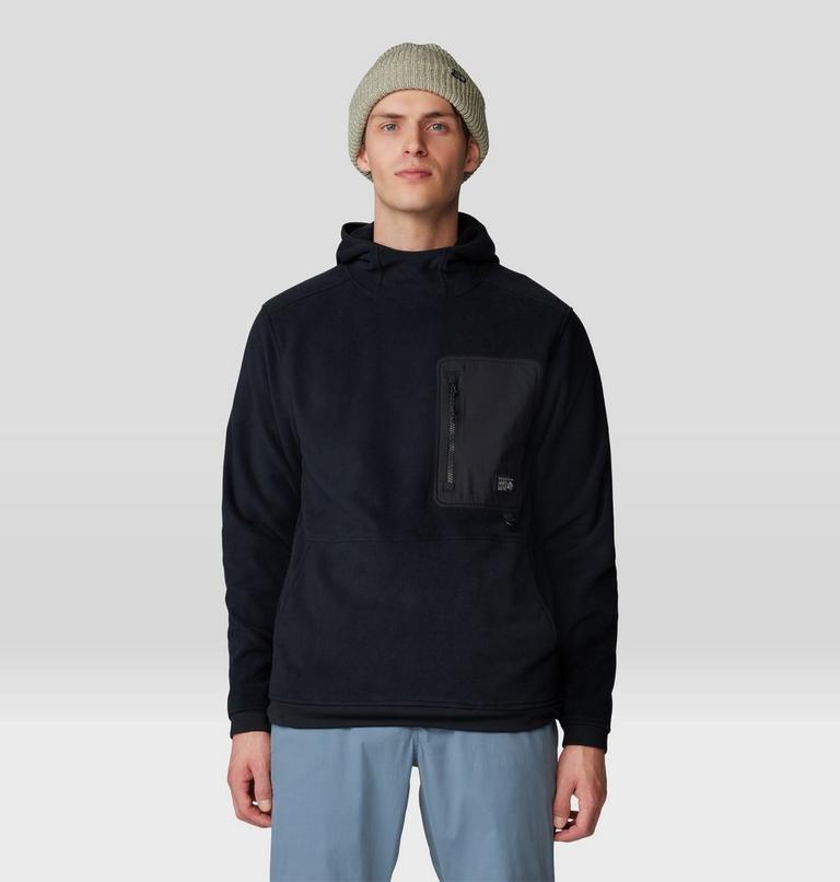 Men's First Tracks Fleece Pullover Hoody, Color: Black, image 1