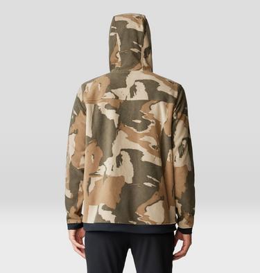 Men's First Tracks Fleece Pullover Hoody, Color: Badlands Heather, Black, image 2