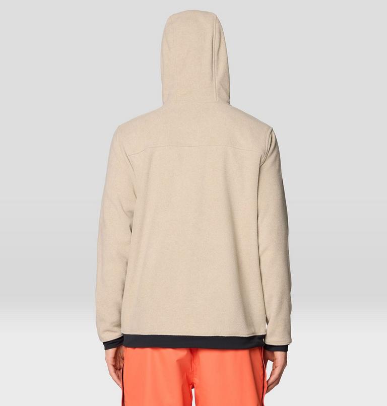 Men's First Tracks Fleece Pullover Hoody, Color: Badlands Heather, Black, image 3