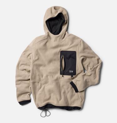 Men's First Tracks Fleece Pullover Hoody, Color: Badlands Heather, Black, image 6