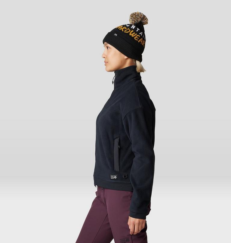 Women's Powder Maven Fleece Full Zip Jacket, Color: Black, image 3