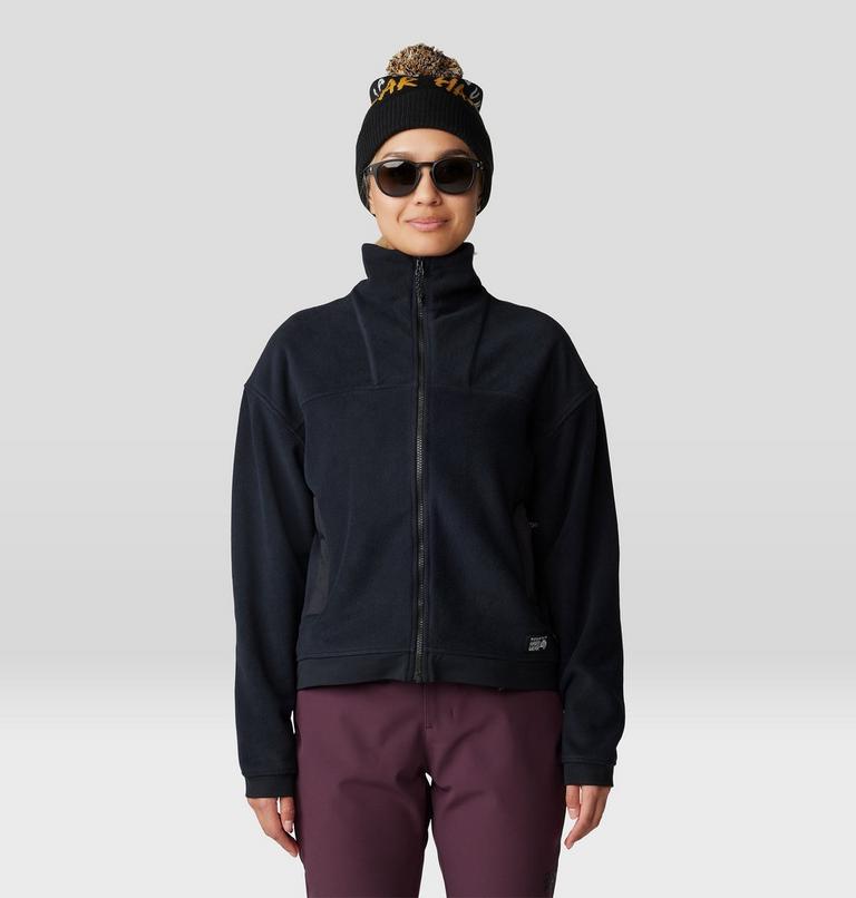 Women's Powder Maven Fleece Full Zip Jacket, Color: Black, image 5