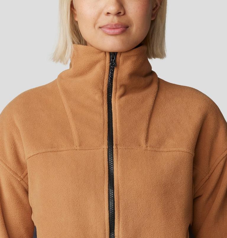 Women's Powder Maven Fleece Full Zip Jacket, Color: Copper Clay, image 4