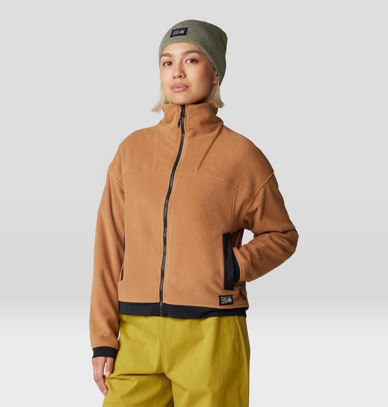 Women's Powder Maven Fleece Full Zip Jacket, Color: Copper Clay, image 5