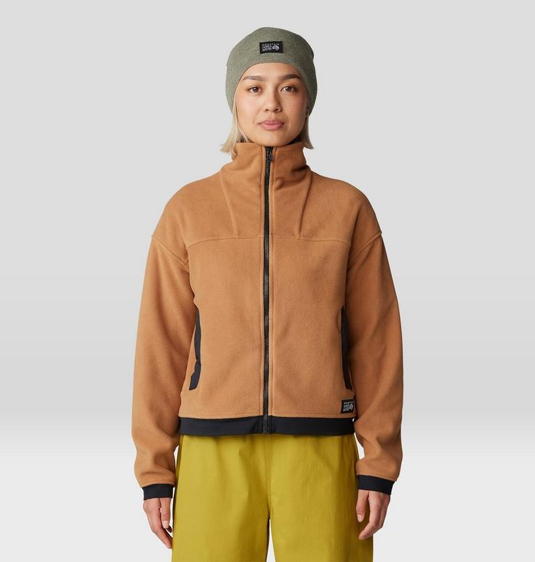 Women's Powder Maven Fleece Full Zip Jacket, Color: Copper Clay, image 6