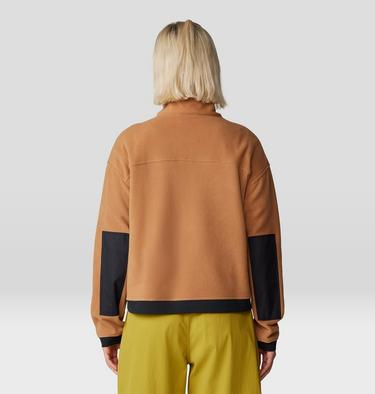 Women's Powder Maven Fleece Full Zip Jacket, Color: Copper Clay, image 6