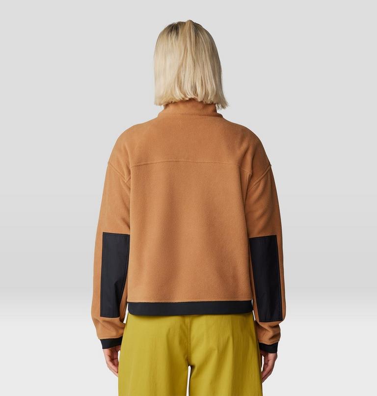 Women's Powder Maven Fleece Full Zip Jacket, Color: Copper Clay, image 2