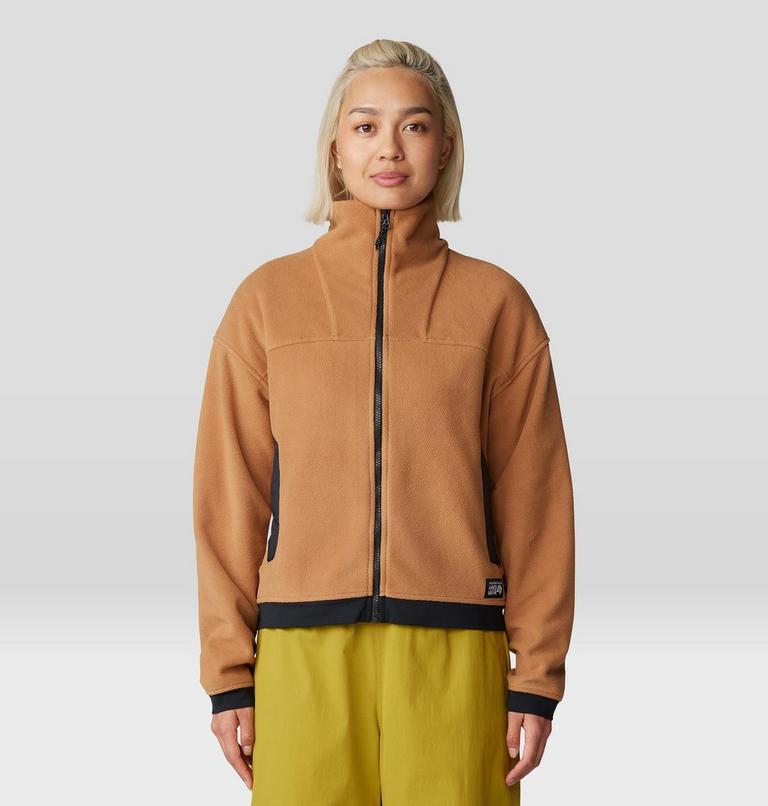 Women's Powder Maven Fleece Full Zip Jacket, Color: Copper Clay, image 1