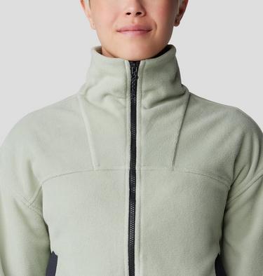 Women's Powder Maven Fleece Full Zip Jacket, Color: White Sage, image 12