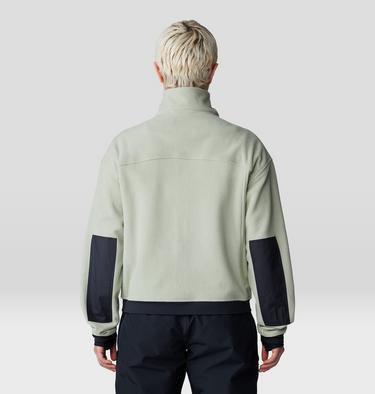 Women's Powder Maven Fleece Full Zip Jacket, Color: White Sage, image 10