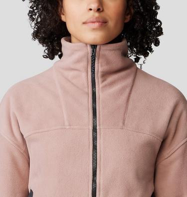 Women's Powder Maven Fleece Full Zip Jacket, Color: Smokey Quartz, image 4