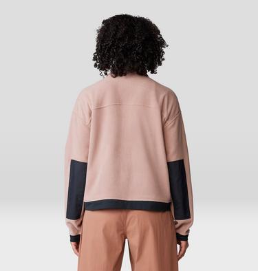 Women's Powder Maven Fleece Full Zip Jacket, Color: Smokey Quartz, image 2