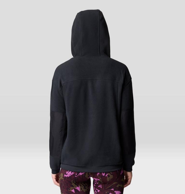 Women's Powder Maven Fleece Pullover Hoody, Color: Black, image 2
