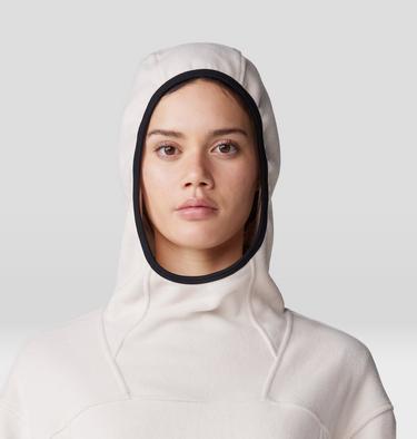 Women's Powder Maven Fleece Pullover Hoody, Color: Talc, image 4