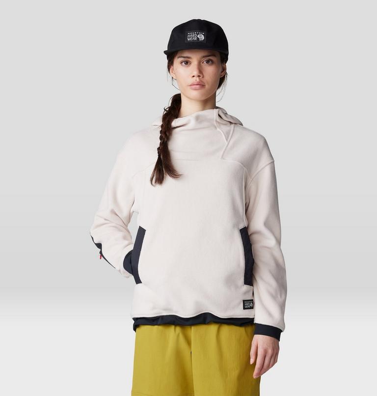 Women's Powder Maven Fleece Pullover Hoody, Color: Talc, image 6