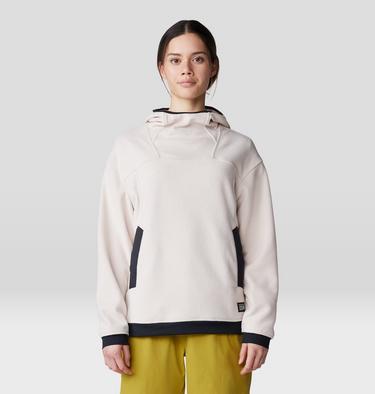 Women's Powder Maven Fleece Pullover Hoody, Color: Talc, image 1