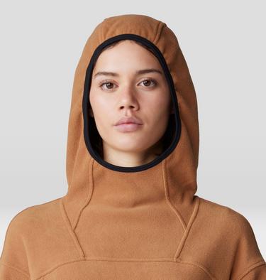 Women's Powder Maven Fleece Pullover Hoody, Color: Copper Clay, image 12