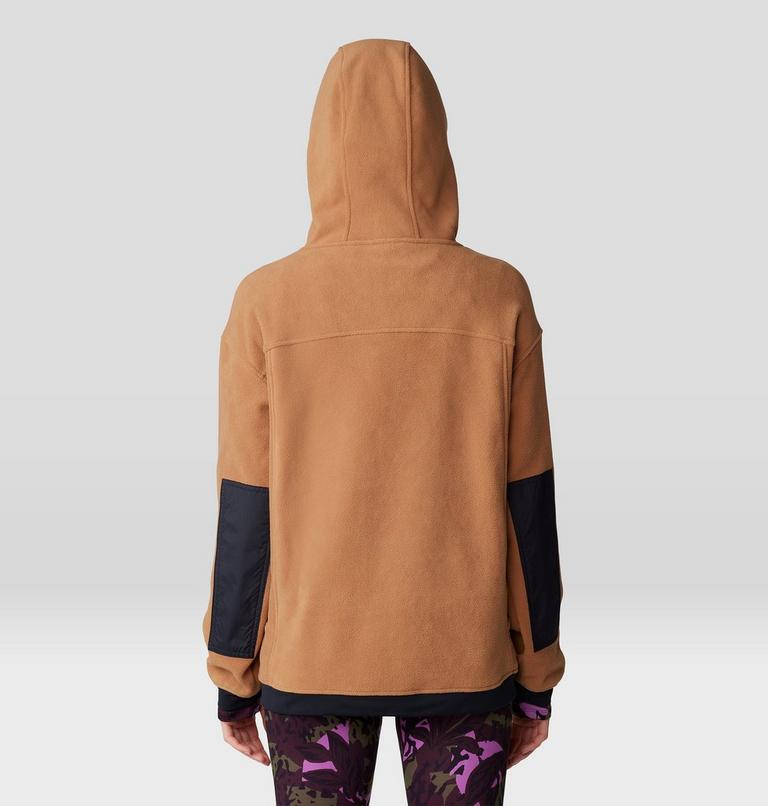 Women's Powder Maven Fleece Pullover Hoody, Color: Copper Clay, image 2