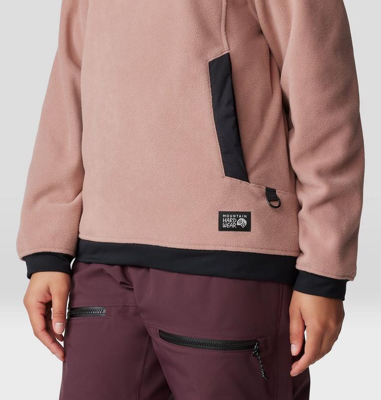 Women's Powder Maven Fleece Pullover Hoody, Color: Smoky Quartz, image 5