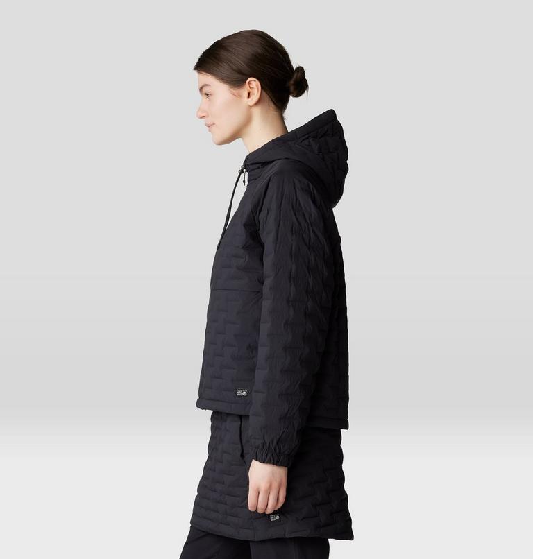Femme Stretchdown Light Full Zip Chandail à capuchon, Color: Black, image 3
