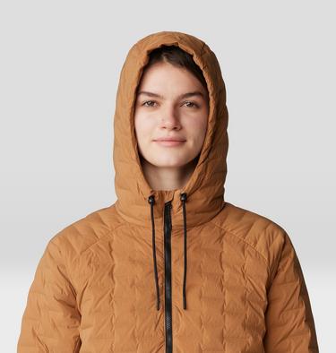Women's Stretchdown Light Full Zip Hoody, Color: Copper Clay, image 4