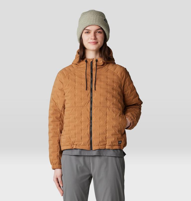 Women's Stretchdown Light Full Zip Hoody, Color: Copper Clay, image 7