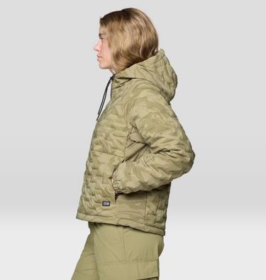 Women's Stretchdown Light Full Zip Hoody, Color: Landslide Rockstrata, image 7