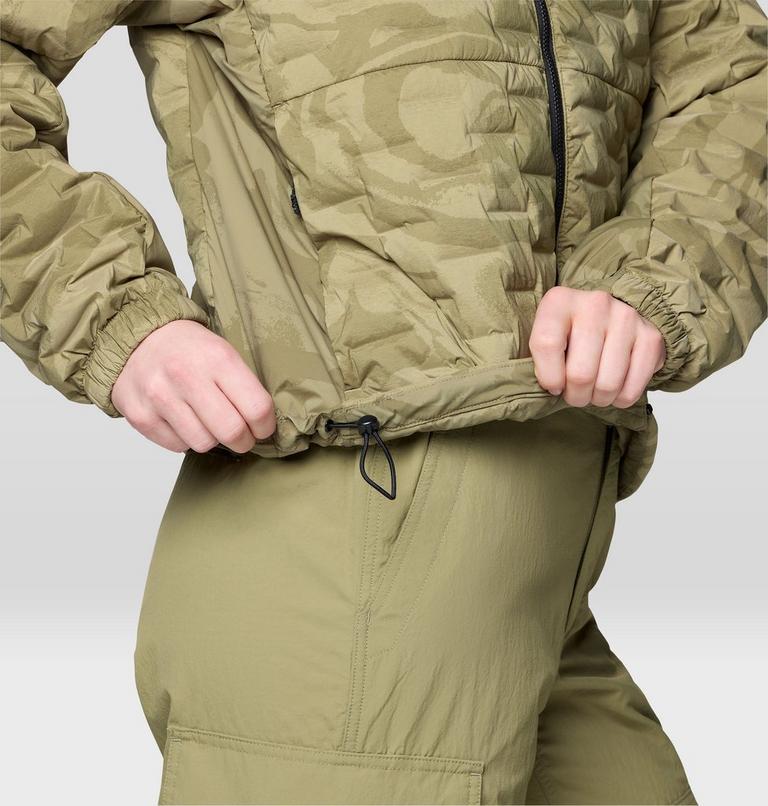 Women's Stretchdown Light Full Zip Hoody, Color: Landslide Rockstrata, image 8