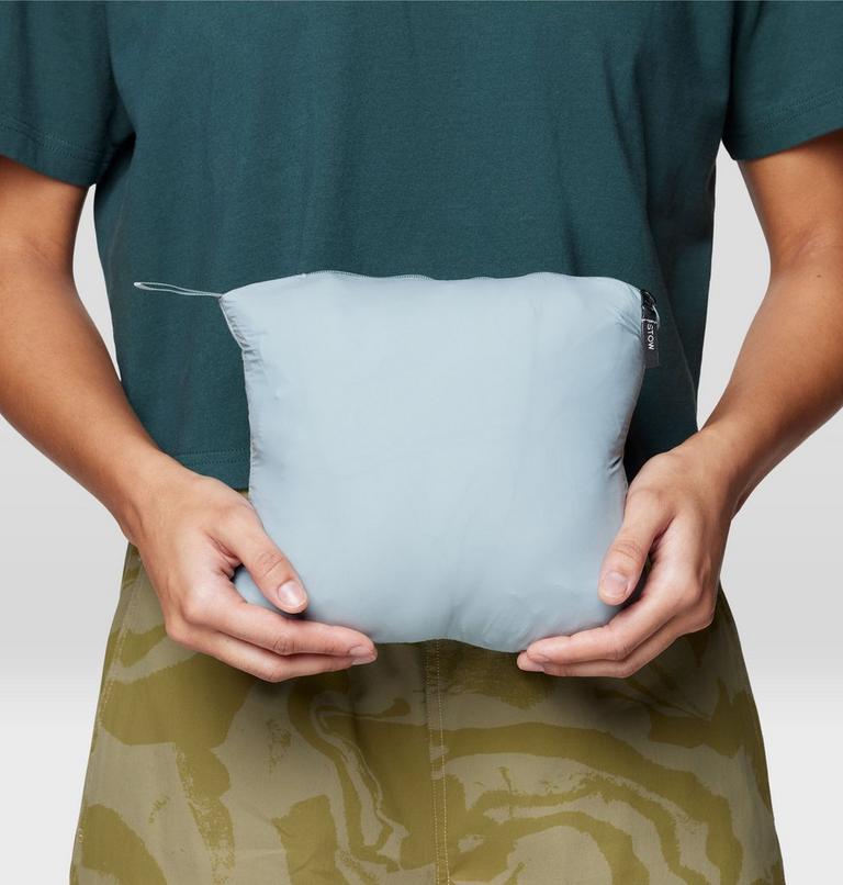 Women's Stretchdown Light Full Zip Hoody, Color: Ice Shadow, Blue Sage, image 7