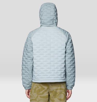 Women's Stretchdown Light Full Zip Hoody, Color: Ice Shadow, Blue Sage, image 2