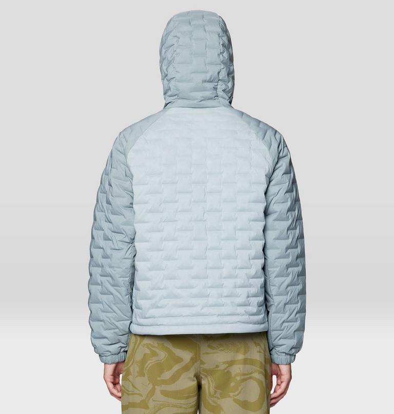 Women's Stretchdown Light Full Zip Hoody, Color: Ice Shadow, Blue Sage, image 2