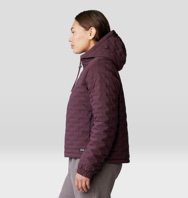 Women's Stretchdown Light Full Zip Hoody, Color: Blackberry, image 19