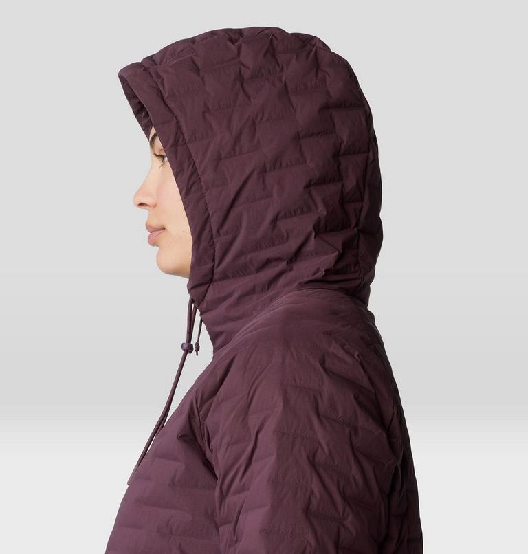 Women's Stretchdown Light Full Zip Hoody, Color: Blackberry, image 5