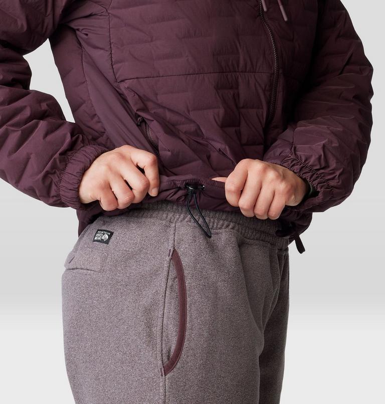 Women's Stretchdown Light Full Zip Hoody, Color: Blackberry, image 6