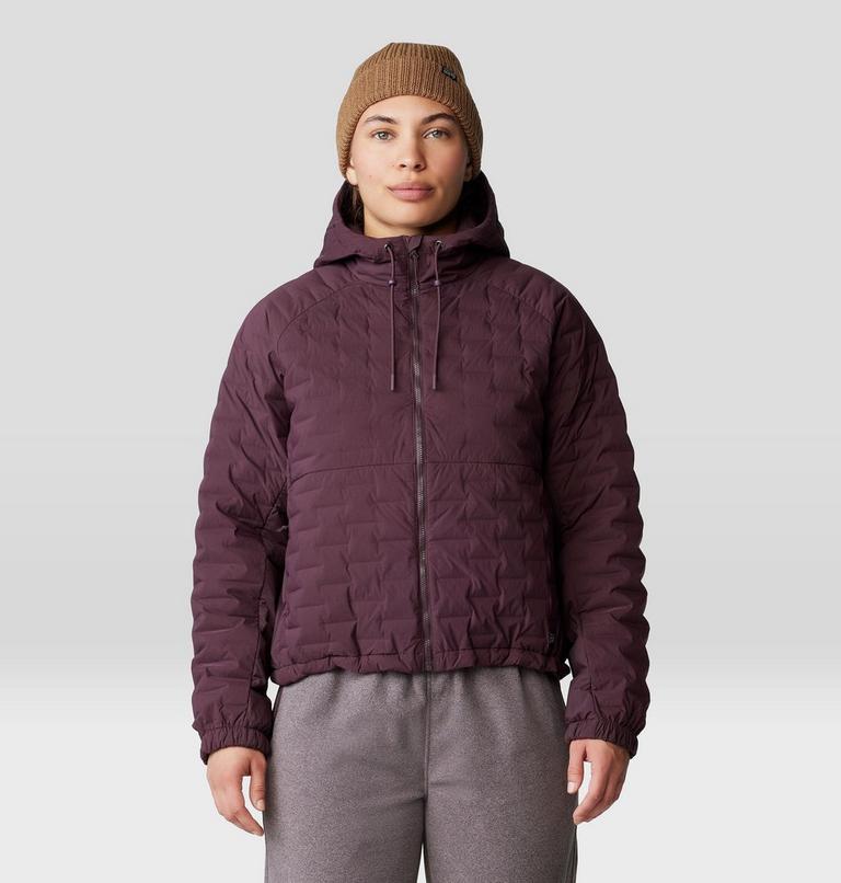 Women's Stretchdown Light Full Zip Hoody, Color: Blackberry, image 9