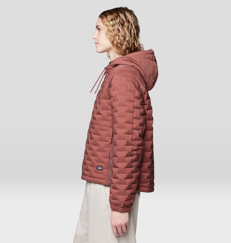 Women's Stretchdown Light Full Zip Hoody, Color: Bourbon Brown, image 3