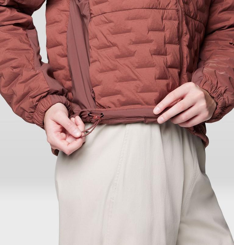 Women's Stretchdown Light Full Zip Hoody, Color: Bourbon Brown, image 8