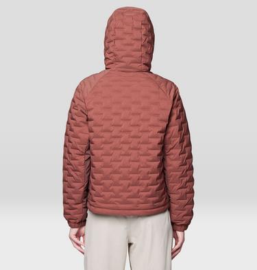 Women's Stretchdown Light Full Zip Hoody, Color: Bourbon Brown, image 6