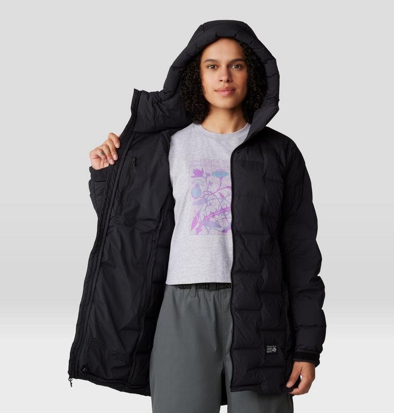 Women's Stretchdown Parka, Color: Black, image 6