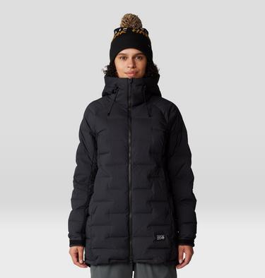 Women's Stretchdown Parka, Color: Black, image 9
